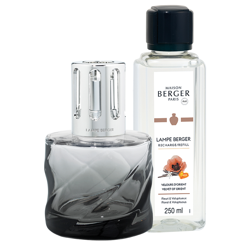 Lampe Berger - Cofanetto SPIRALE - NOIRE + 250ml Velours d'Orient 4781