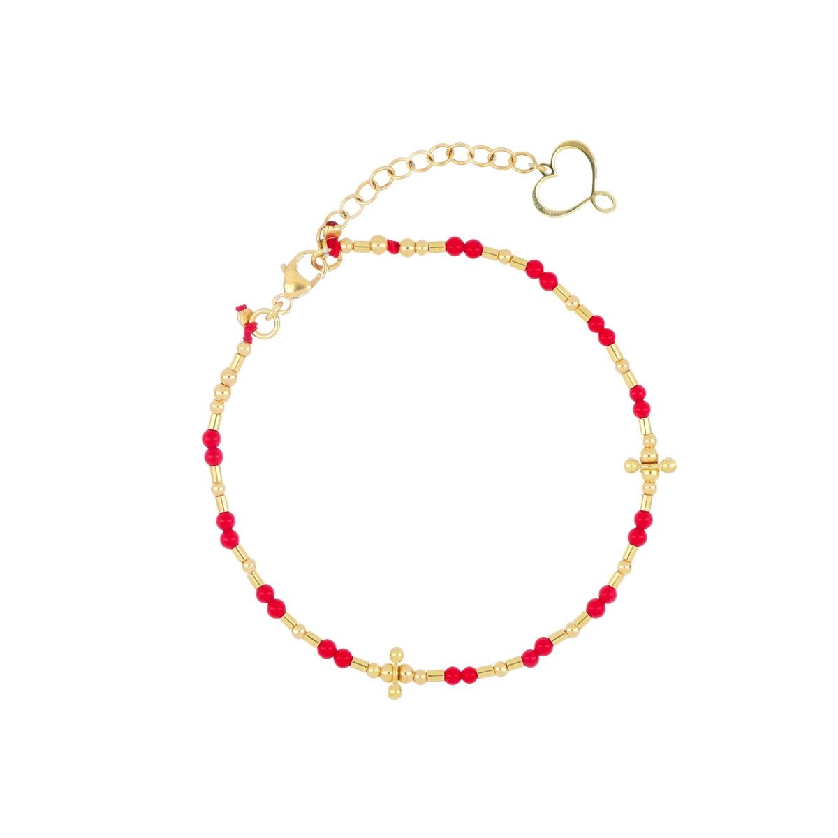 Maman Et Sophie BRACCIALE MIA AFRICA CORALLO CON ELEMENTI