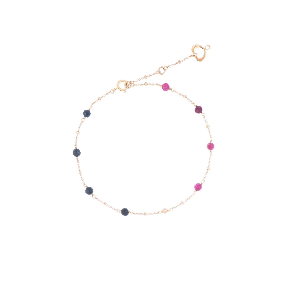 Maman Et Sophie BRACCIALE 18KT RUBINI E ZAFFIRI