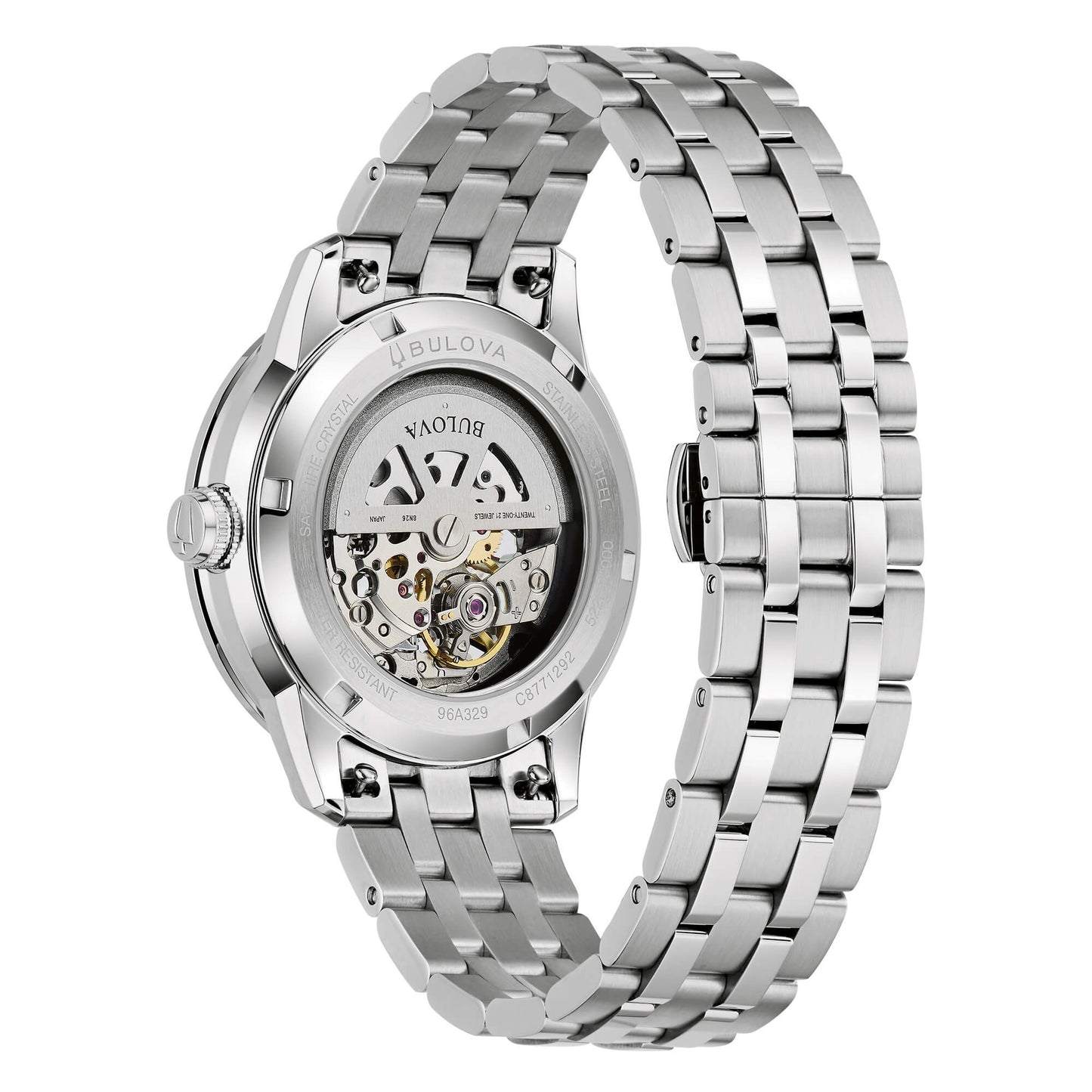 Bulova Sutton Skeleton 40mm 96A329