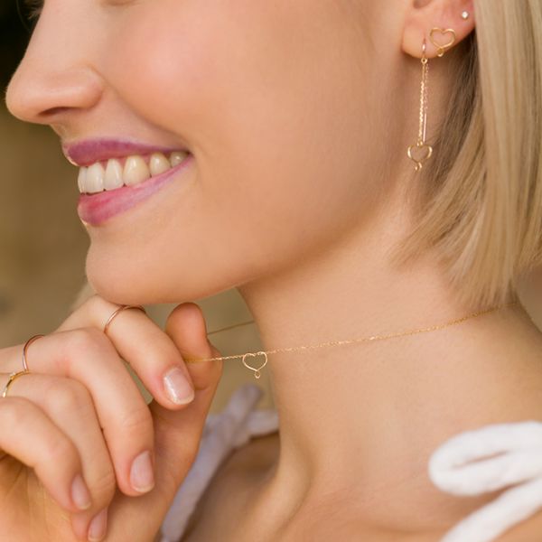 Maman Et Sophie GIROCOLLO CUORE MAMAN PASSANTE 18KT