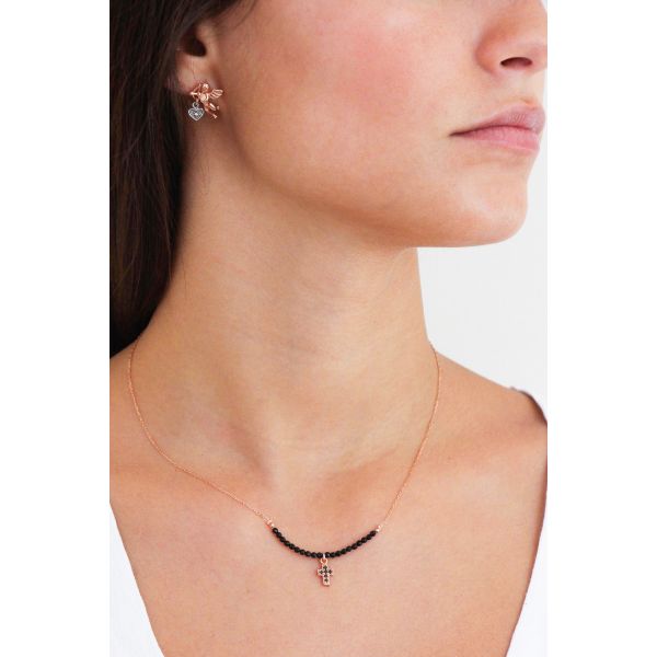 Maman Et Sophie ORECCHINO CUPIDO ROSA CUORE