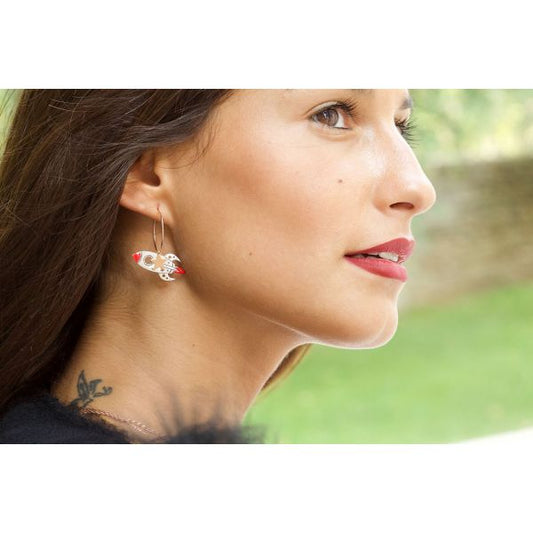 Maman Et Sophie ORECCHINO CERCHIO RAZZO E STELLA