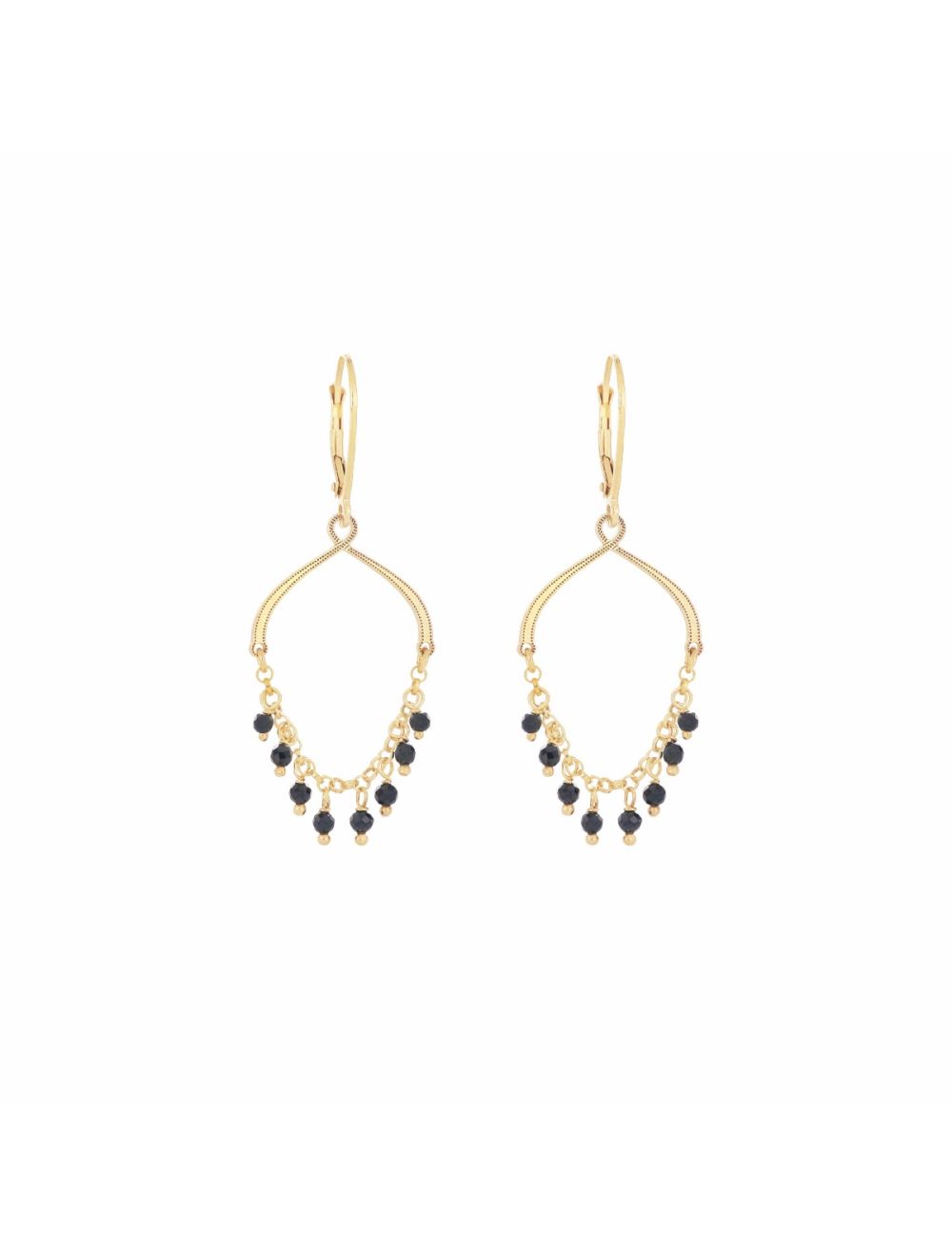 Maman Et Sophie COPPIA DI ORECCHINI MONACHELLA FRANGE