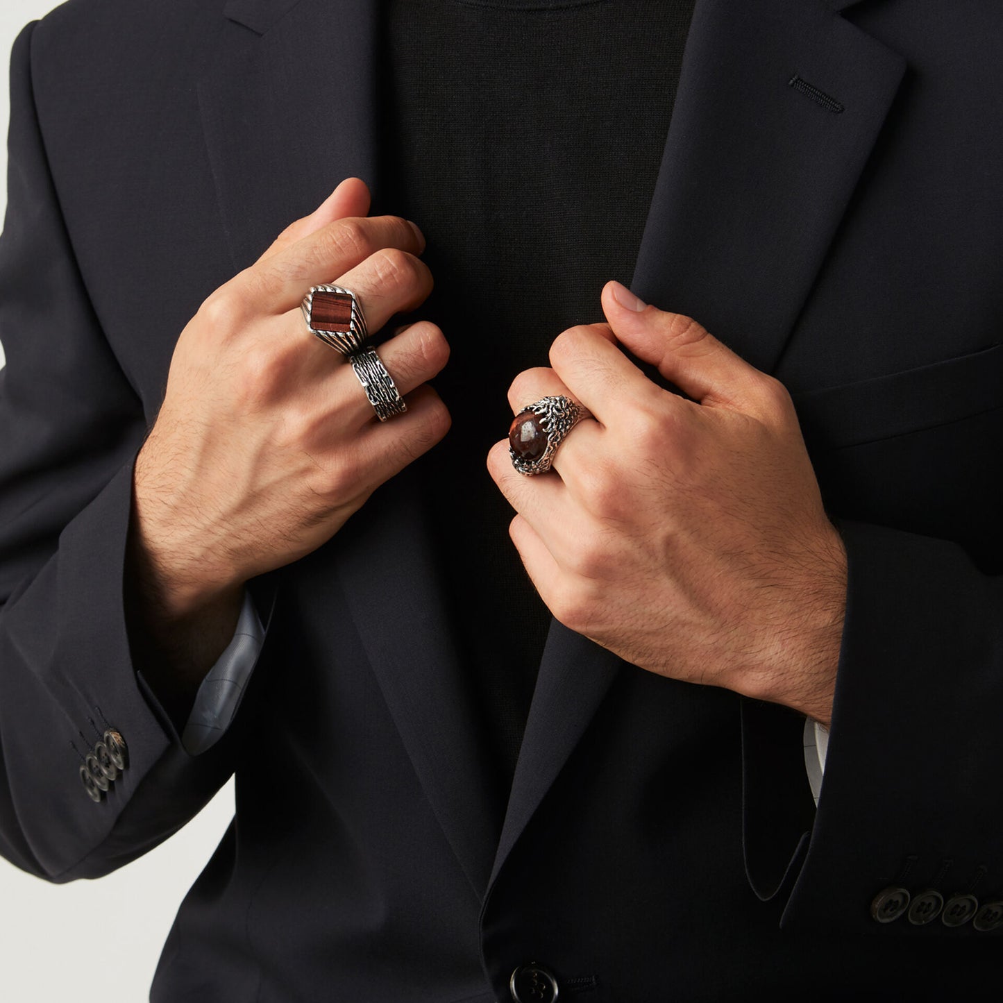 Giovanni Raspini Anello Rigato Occhio di Toro 11317