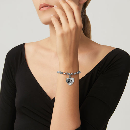 Giovanni Raspini Charm Cuore Medio con Farfalla 8741