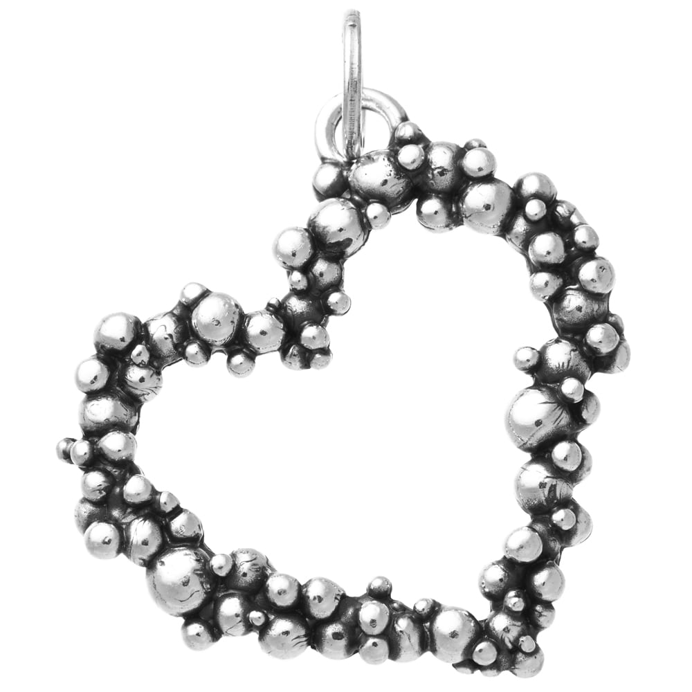 Giovanni Raspini Charm Cuore Perlage Maxi 11094