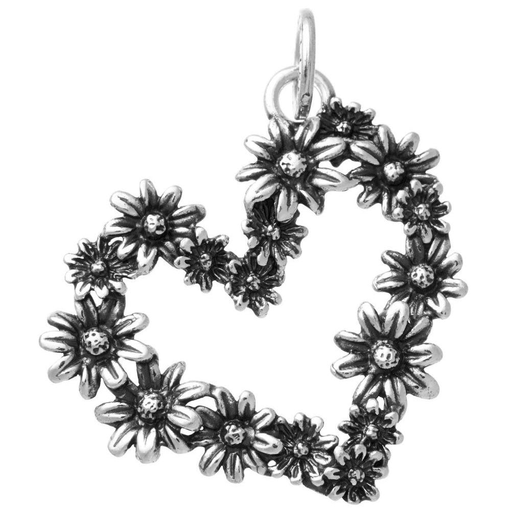 Giovanni Raspini Charm Cuore Margerite Maxi 11095