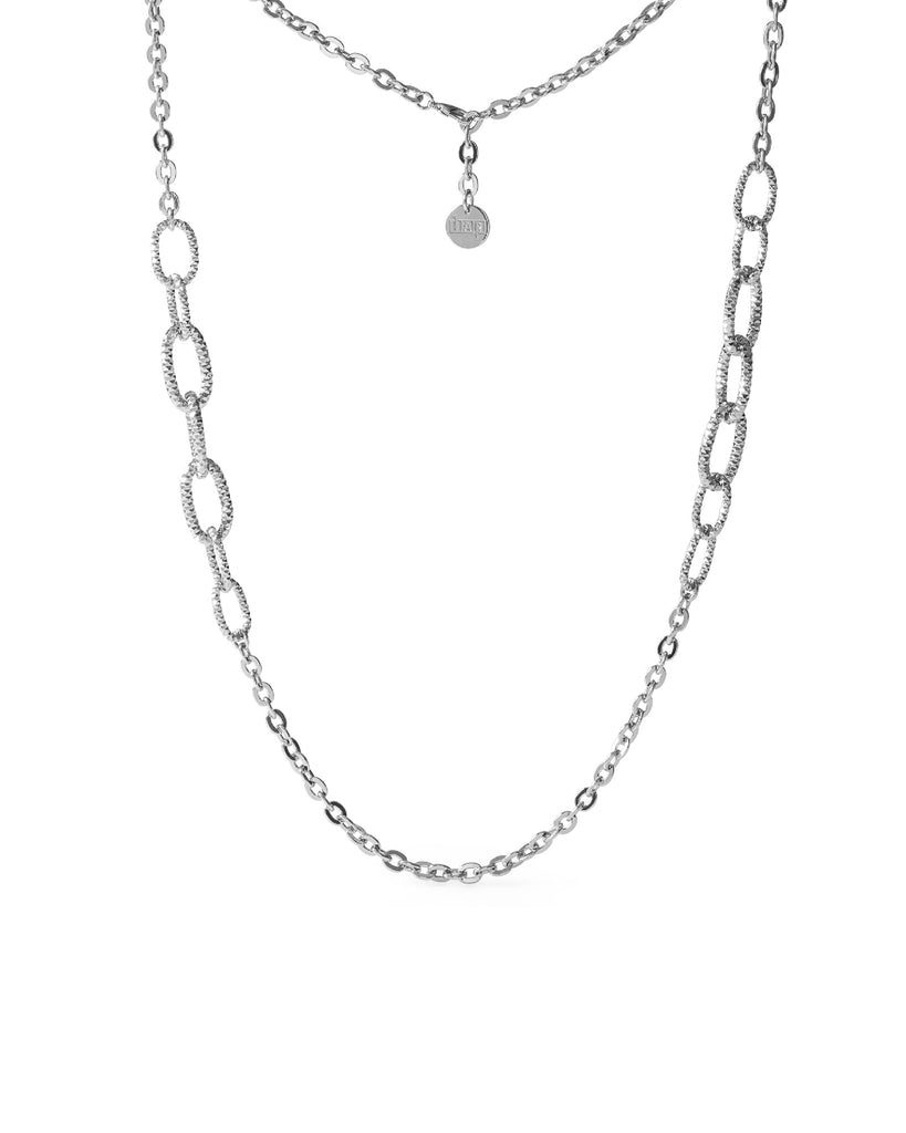 UNOAERRE collana in bronzo argentato 1907