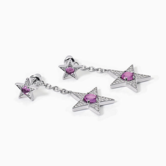 Mabina Orecchini Stella e Tormalina Sintetica STARLET