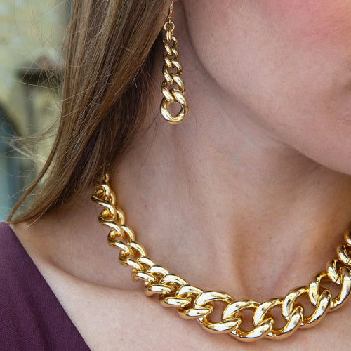 UNOAERRE collana in bronzo dorato 1551