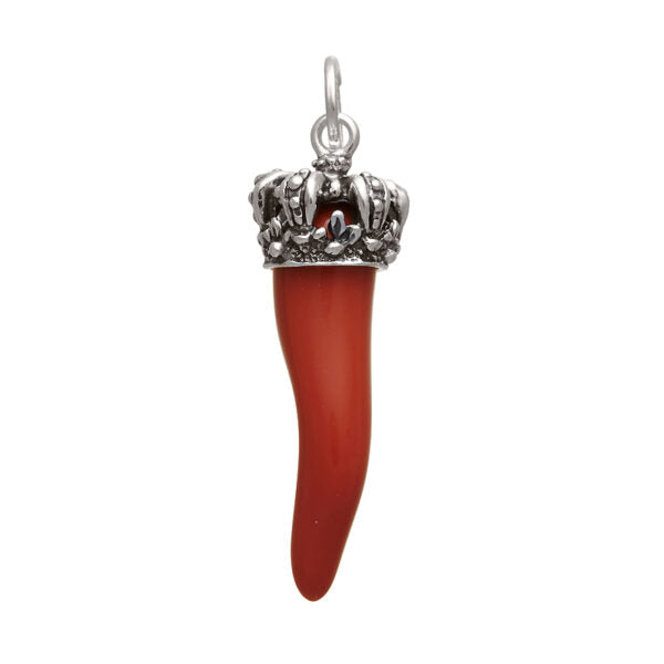Giovanni Raspini Charm Cornetto Rosso Grande Corona 10989