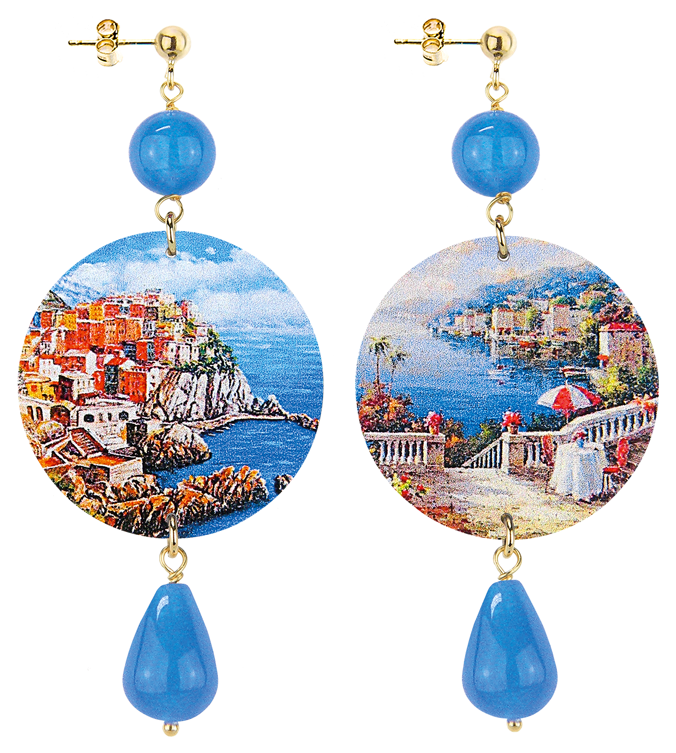 INLebole Orecchino Cinque Terre Pietra Azzurra