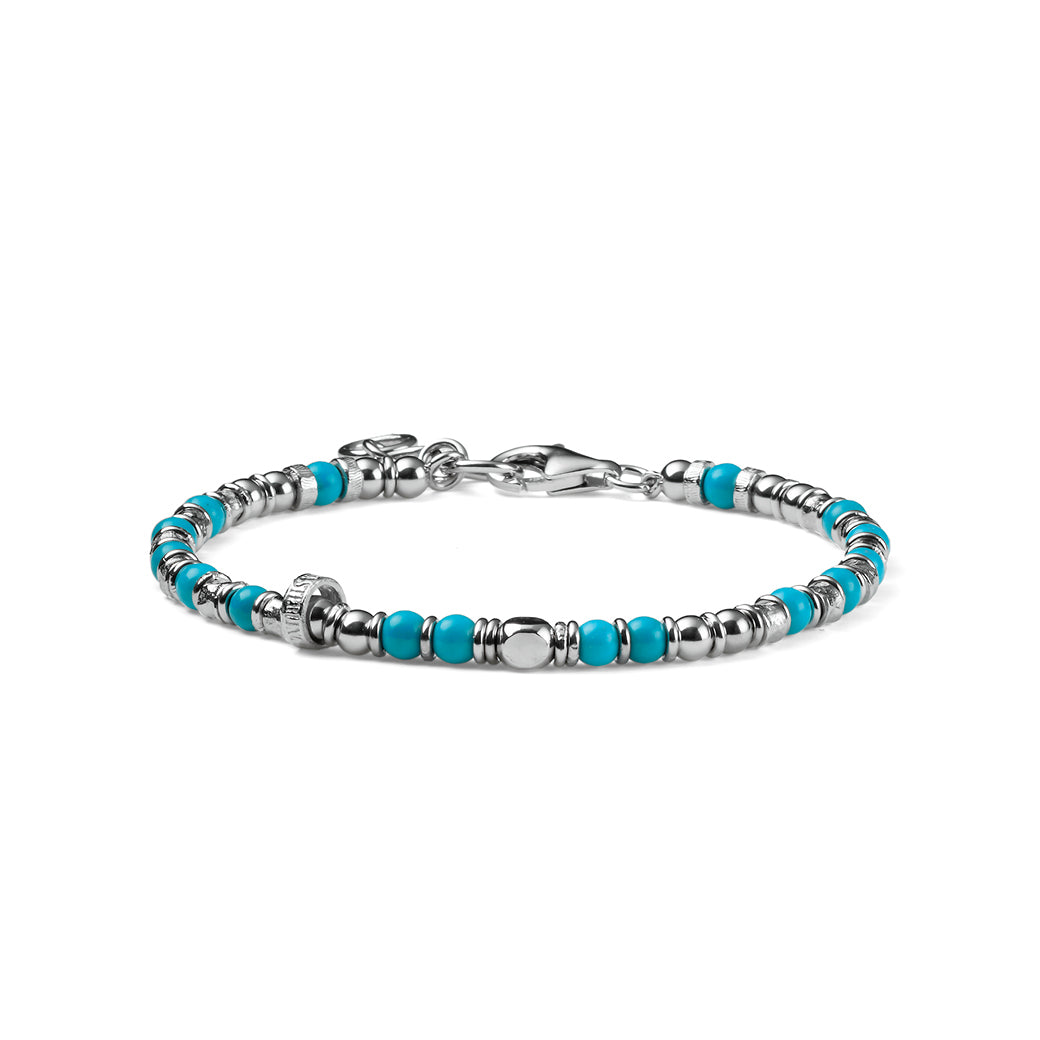 MARIA CRISTINA STERLING BRACCIALE UOMO PETITE AULITE CELESTE