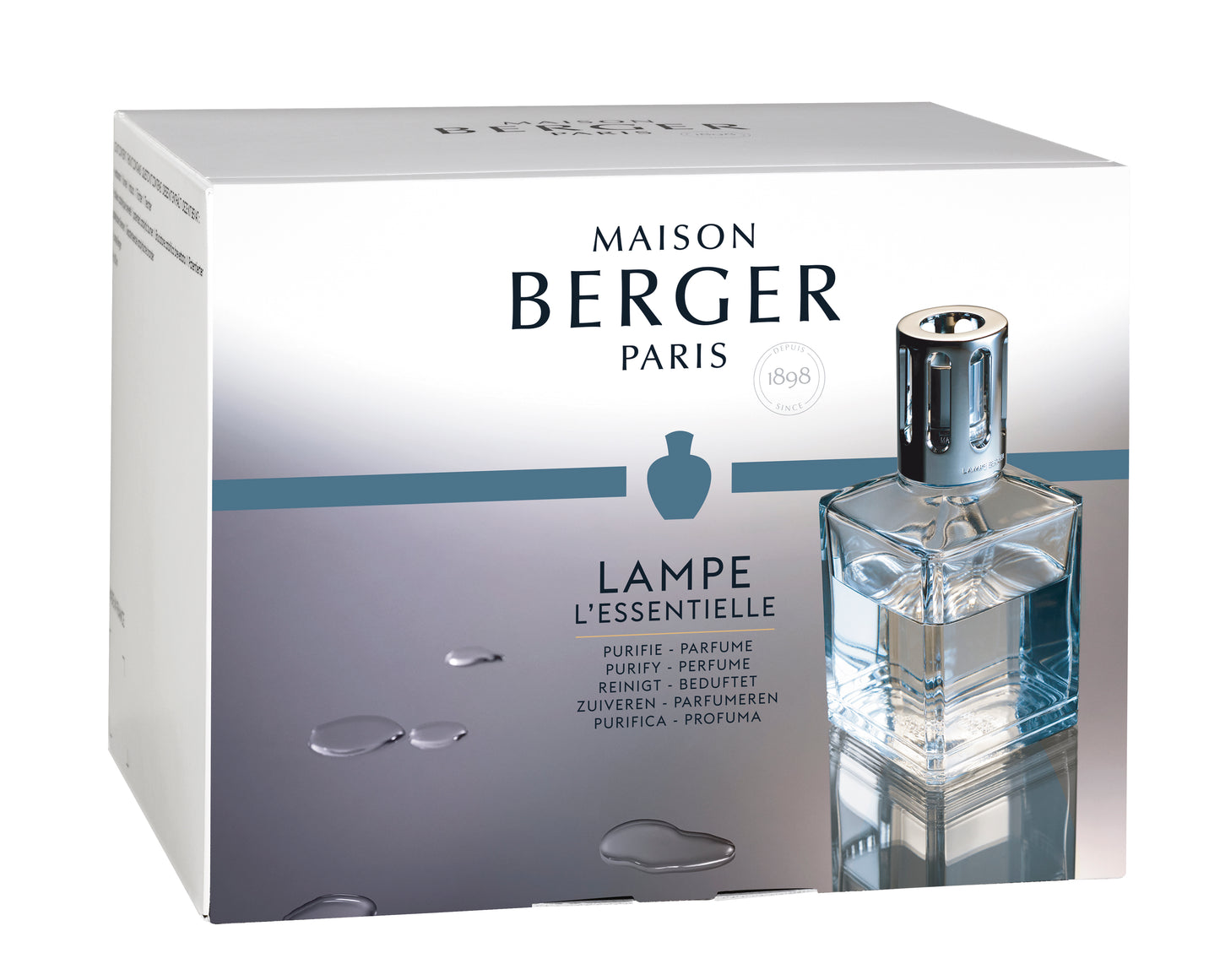 Lampe Berger - Essentielles CUBE Edition 2020 con 2 Flaconi da 250ml MB-3398