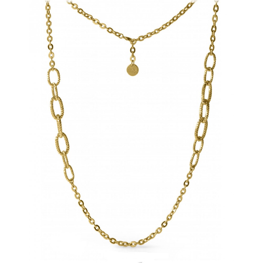 UNOAERRE collana in bronzo dorato 1906