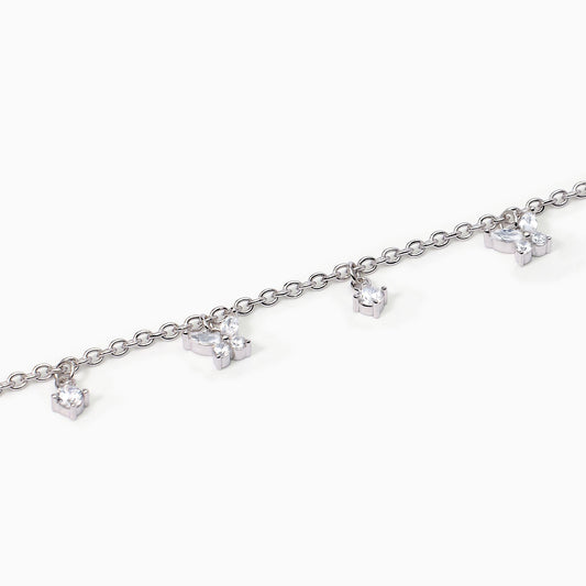 Mabina Bracciale con charm bianchi SECRET GARDEN