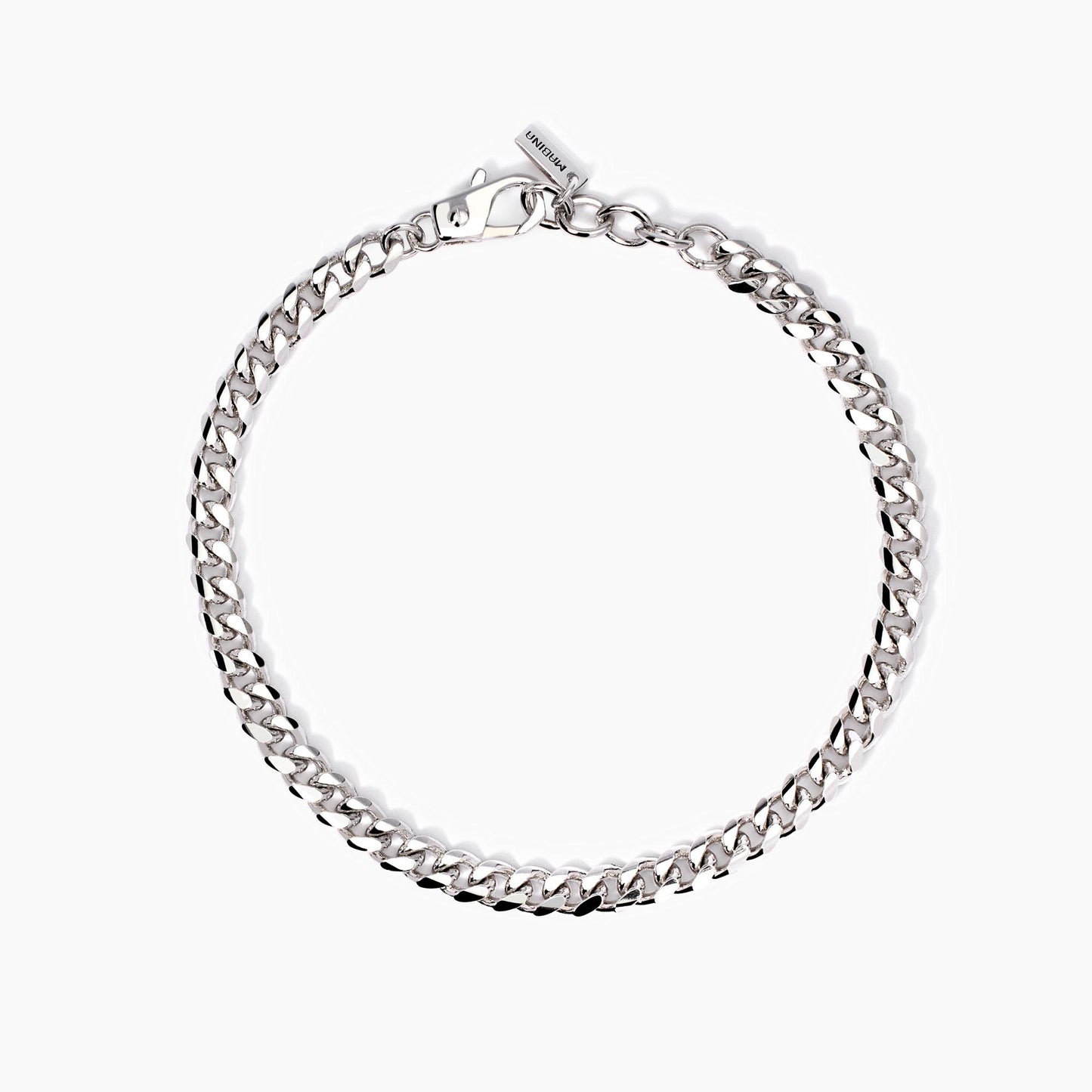 Mabina Bracciale da uomo con catena groumette diamantata Denim