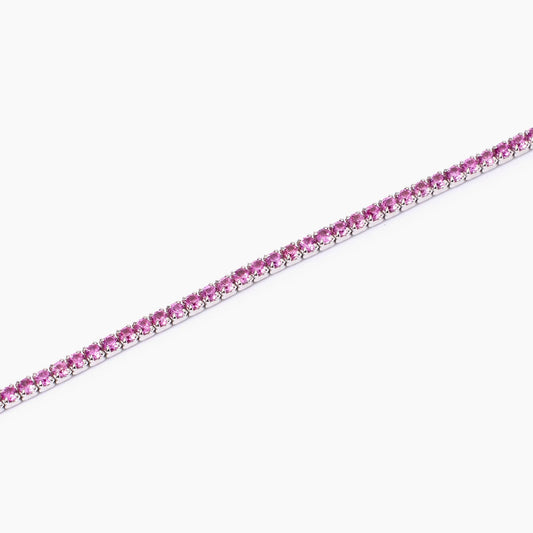 Mabina Bracciale tennis con tormalina sintetica Mini Tennis