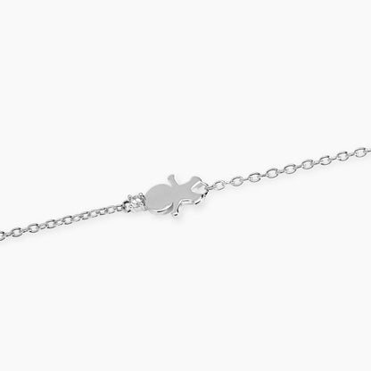 Mabina Bracciale con simbolo bimbo con diamante lab-grown My Diamond