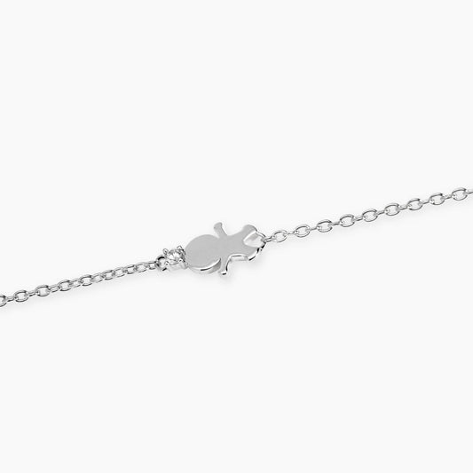 Mabina Bracciale con simbolo bimbo con diamante lab-grown My Diamond