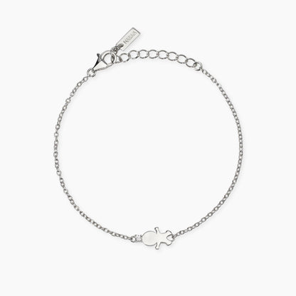 Mabina Bracciale con simbolo bimbo con diamante lab-grown My Diamond