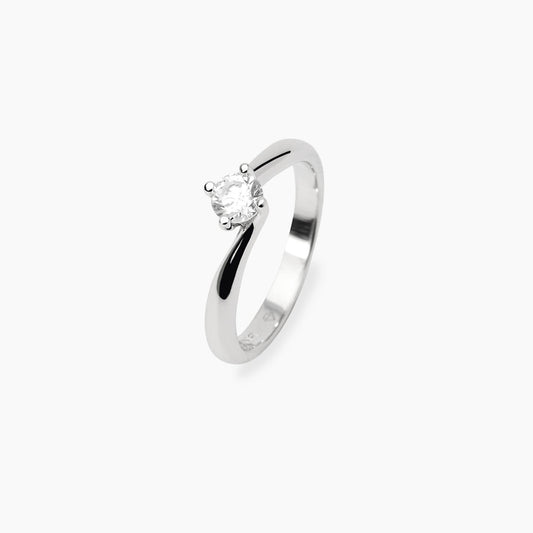 Mabina Anello solitario con diamante lab-grown 0,33 caratiMY DIAMOND