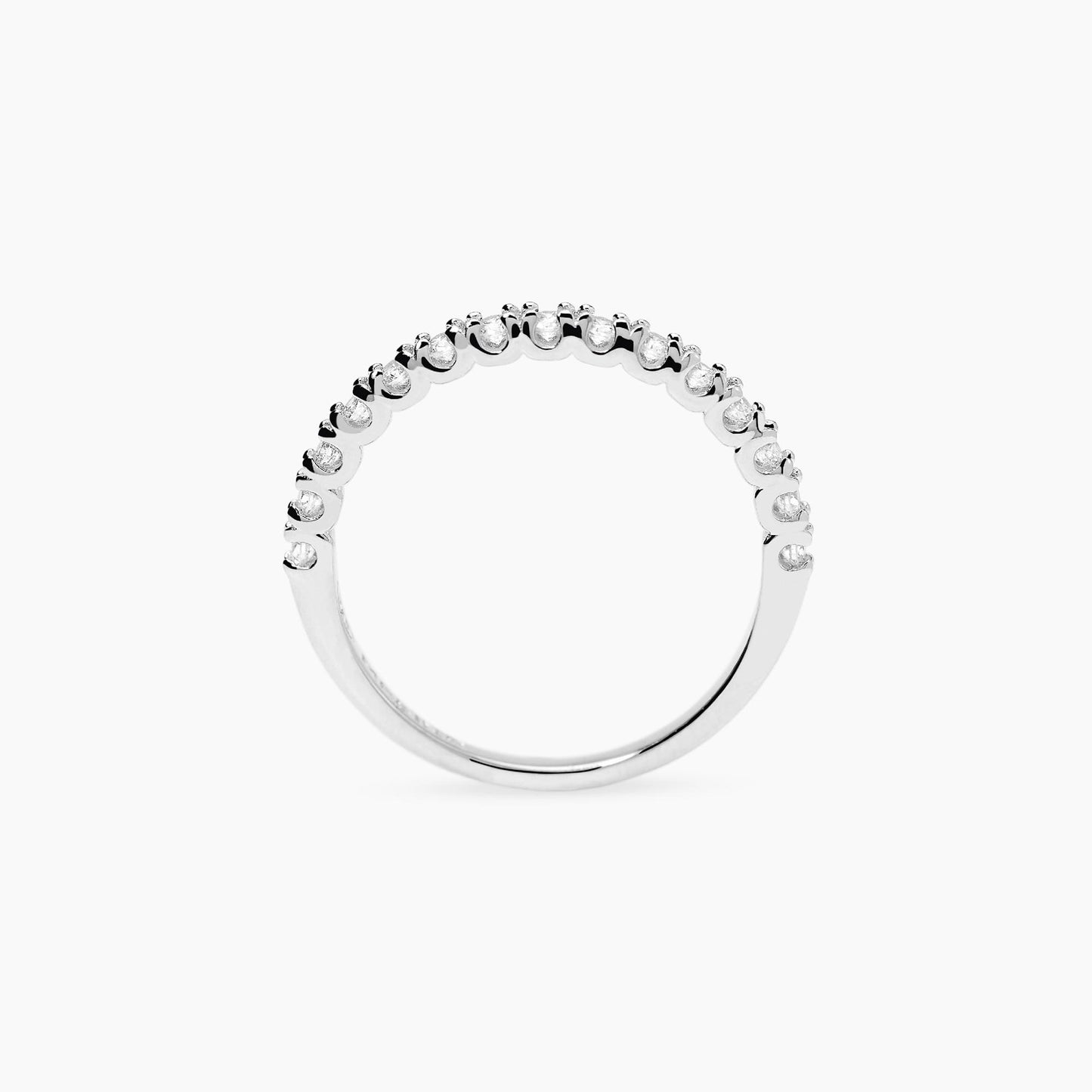 Mabina Anello mezza veretta con diamanti lab-grown 0,18 caratiMY DIAMOND