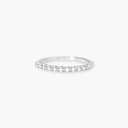 Mabina Anello mezza veretta con diamanti lab-grown 0,18 caratiMY DIAMOND