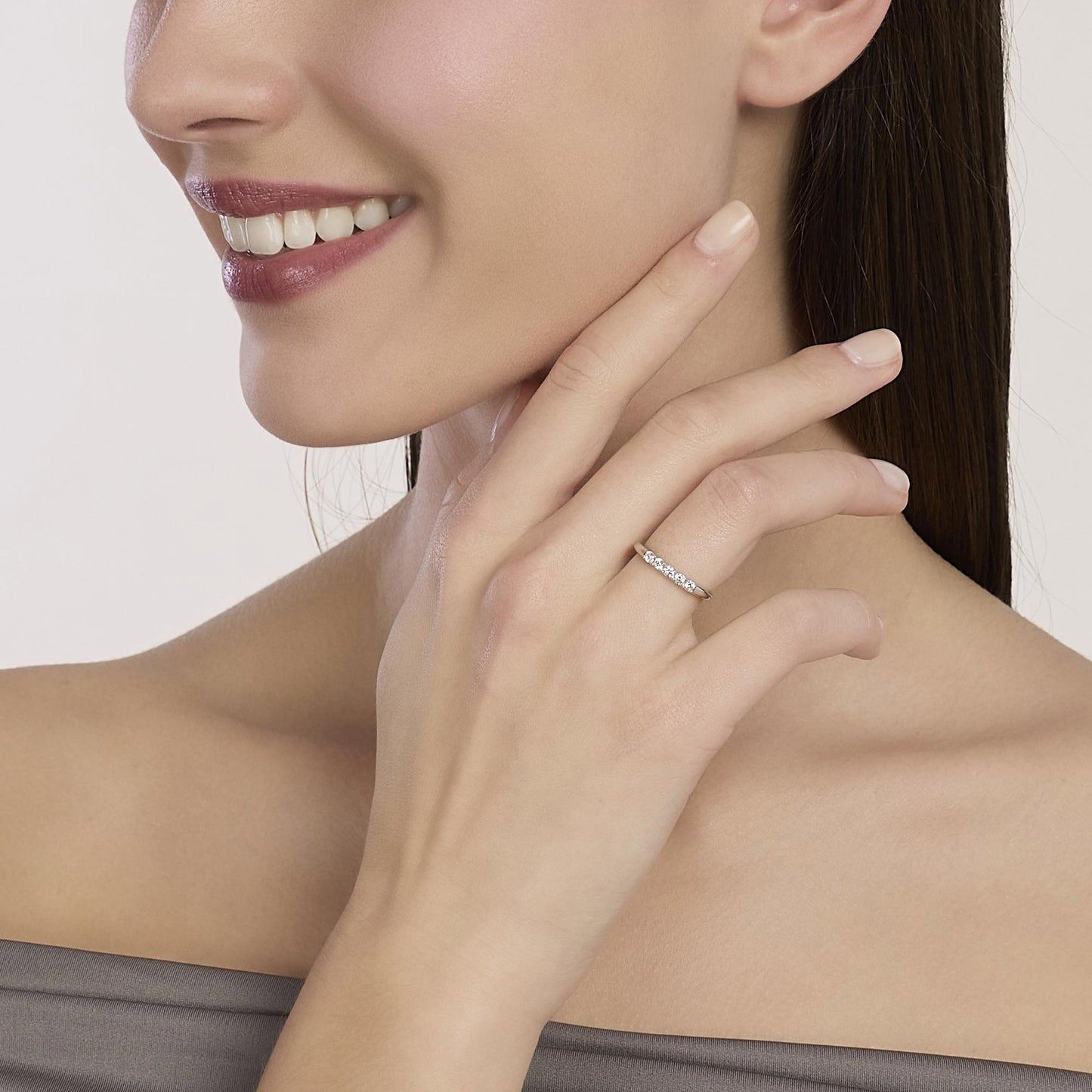 Mabina Anello con diamanti in lab-grown MY DIAMOND