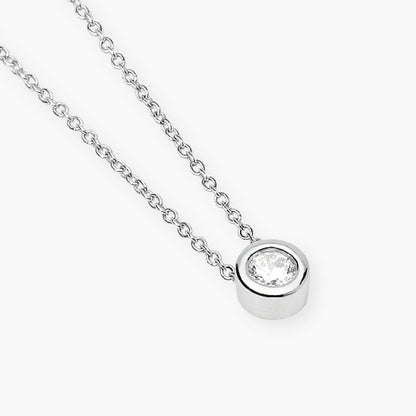 Mabina Girocollo punto luce con diamante lab-grown MY DIAMOND