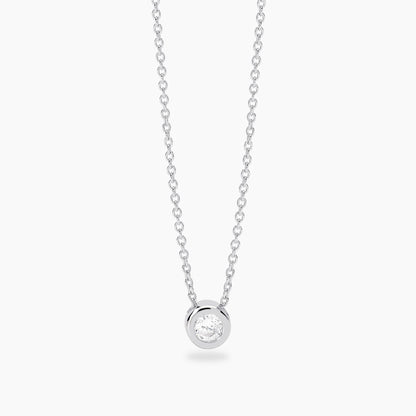 Mabina Girocollo punto luce con diamante lab-grown MY DIAMOND