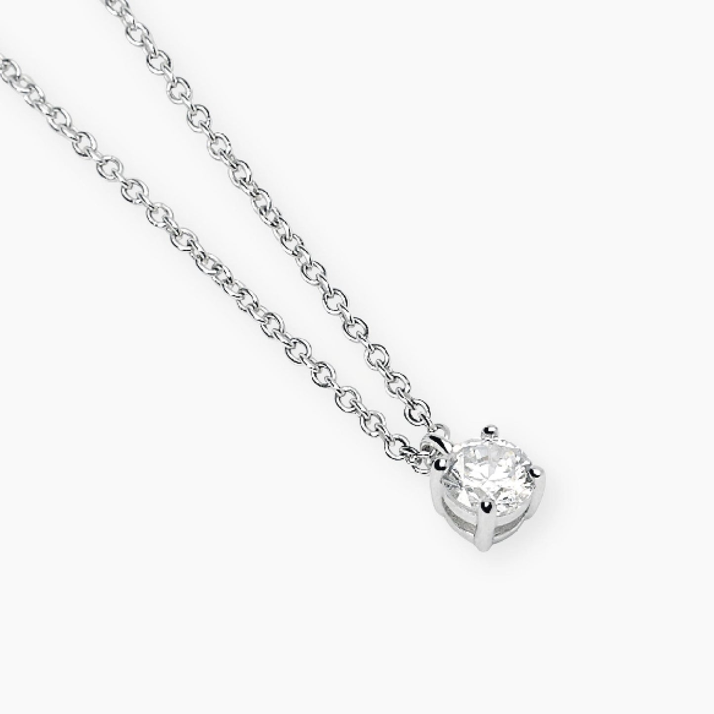 Mabina Girocollo punto luce con diamante lab-grown MY DIAMOND