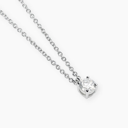 Mabina Girocollo punto luce con diamante lab-grown MY DIAMOND