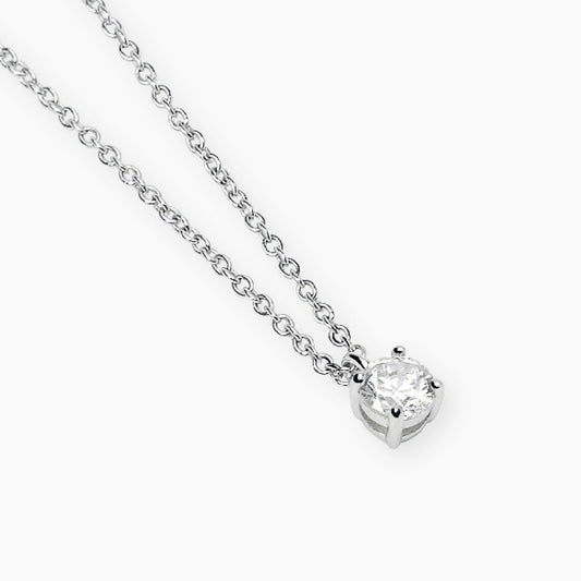 Mabina Girocollo punto luce con diamante lab-grown MY DIAMOND