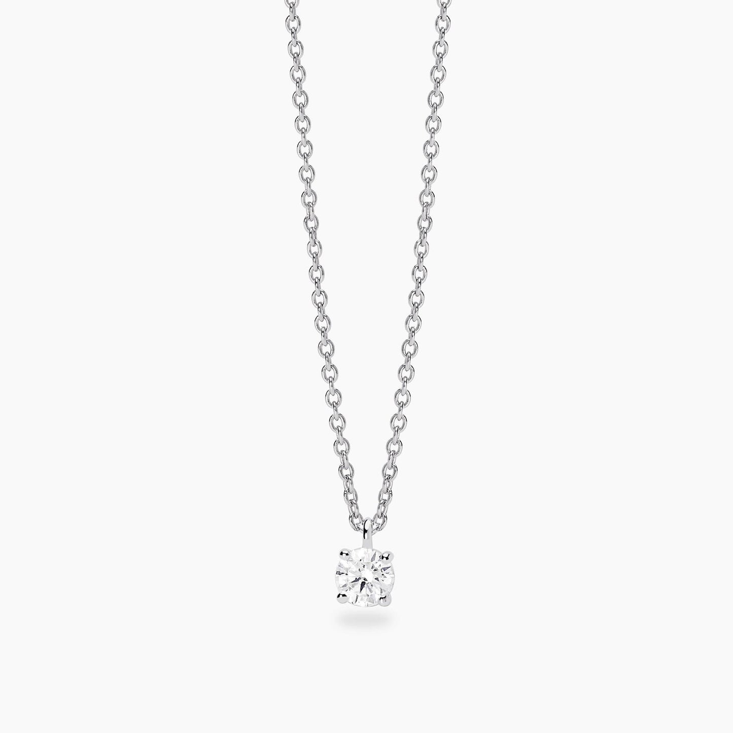 Mabina Girocollo punto luce con diamante lab-grown MY DIAMOND