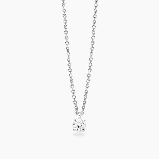 Mabina Girocollo punto luce con diamante lab-grown MY DIAMOND