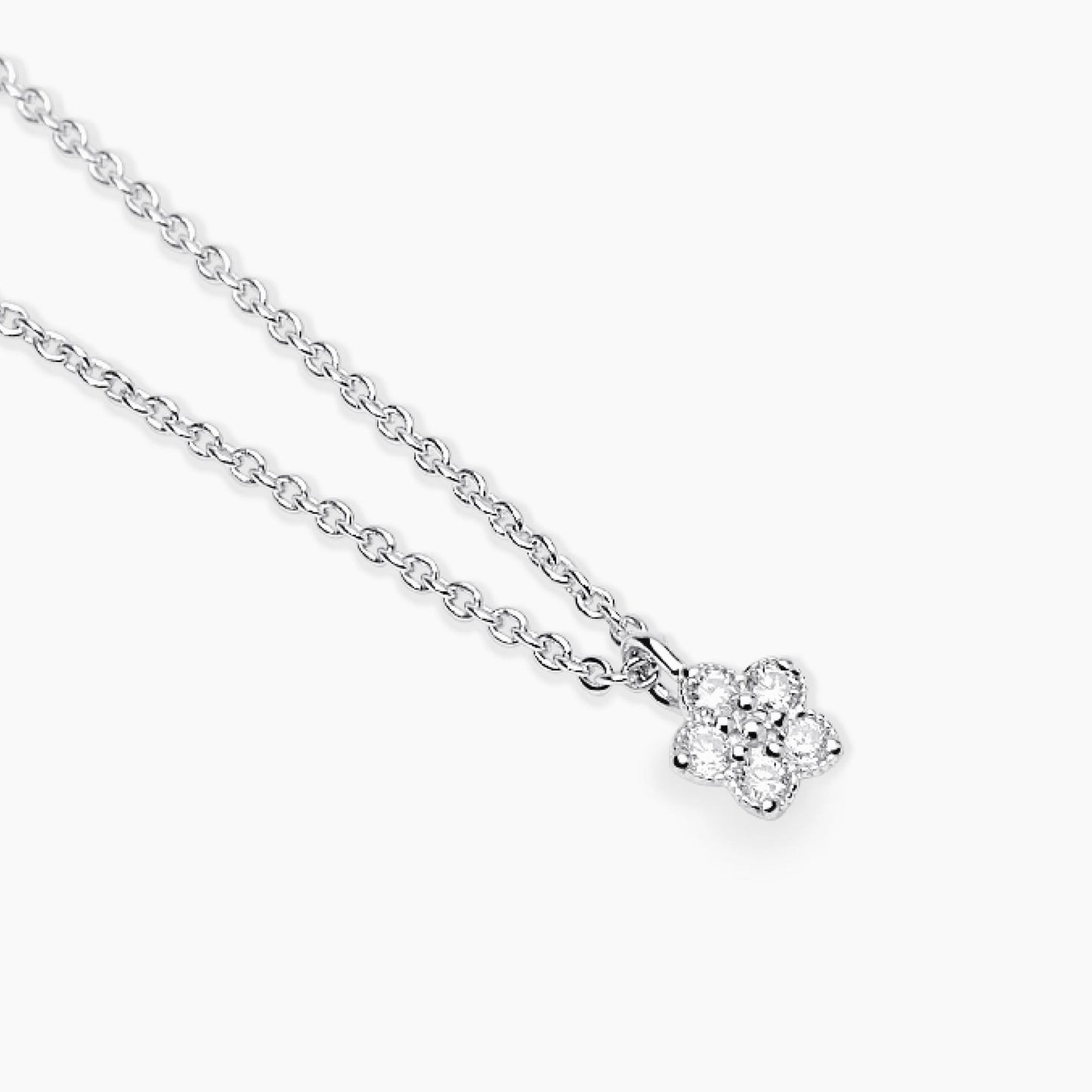 Mabina Girocollo con fiore in diamanti lab-grown MY DIAMOND