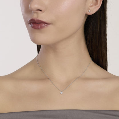 Mabina Girocollo con fiore in diamanti lab-grown MY DIAMOND
