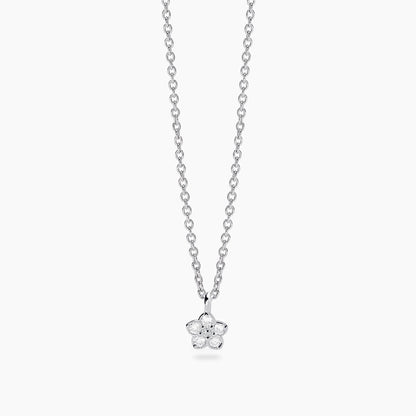 Mabina Girocollo con fiore in diamanti lab-grown MY DIAMOND