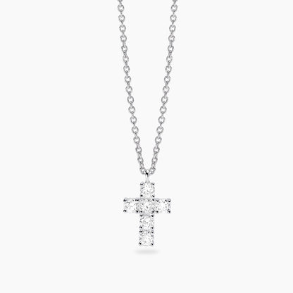 Mabina Girocollo con croce in diamanti lab-grown MY DIAMOND
