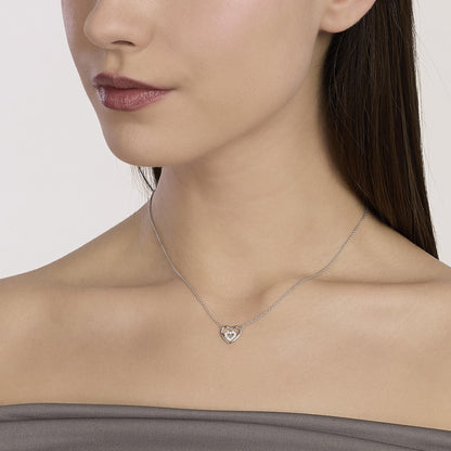Mabina Girocollo con cuori e diamanti lab-grown  MY DIAMOND