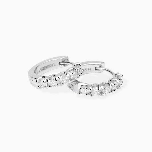 Mabina Orecchini a cerchio con diamanti lab-grown MY DIAMOND