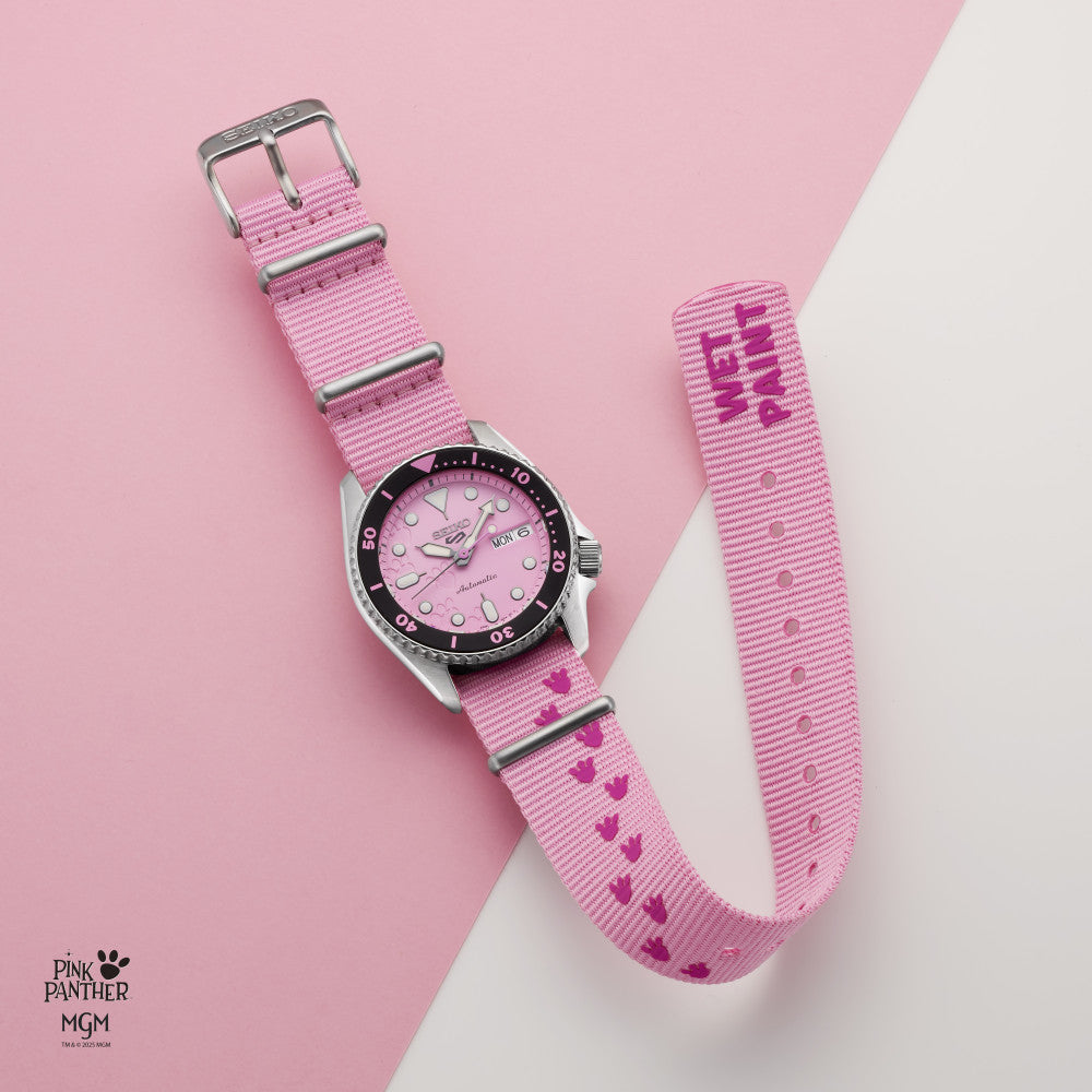 SEIKO 5 Sports Pink Panther Limited Edition SRPM07K1