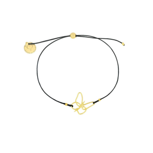 Maman Et Sophie BRACCIALE FILO NERO YOU FARFALLA