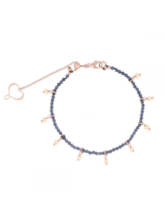 Maman Et Sophie BRACCIALE ZAFFIRO E PERLA