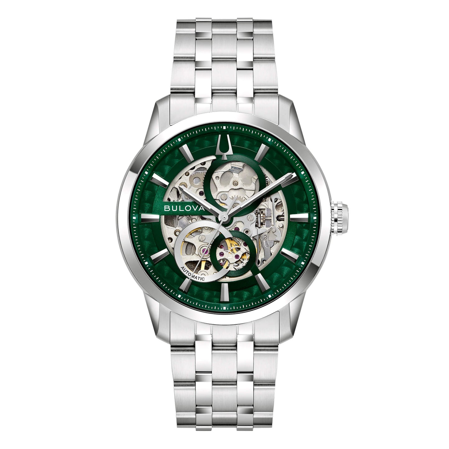 Bulova Sutton Skeleton 40mm 96A329