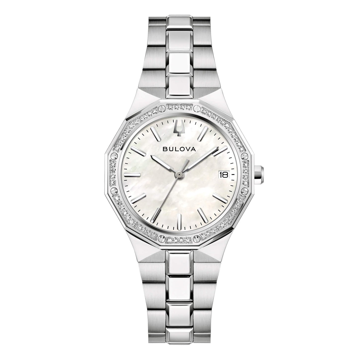 Bulova Octagon Lady Diamonds 96R255