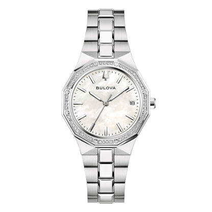 Bulova Octagon Lady Diamonds 96R255