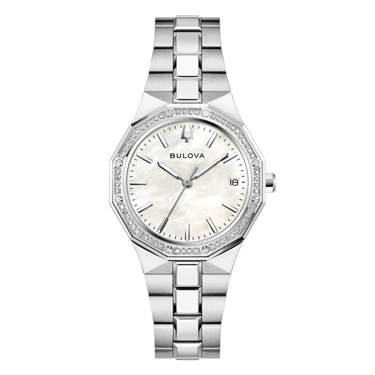 Bulova Octagon Lady Diamonds 96R255